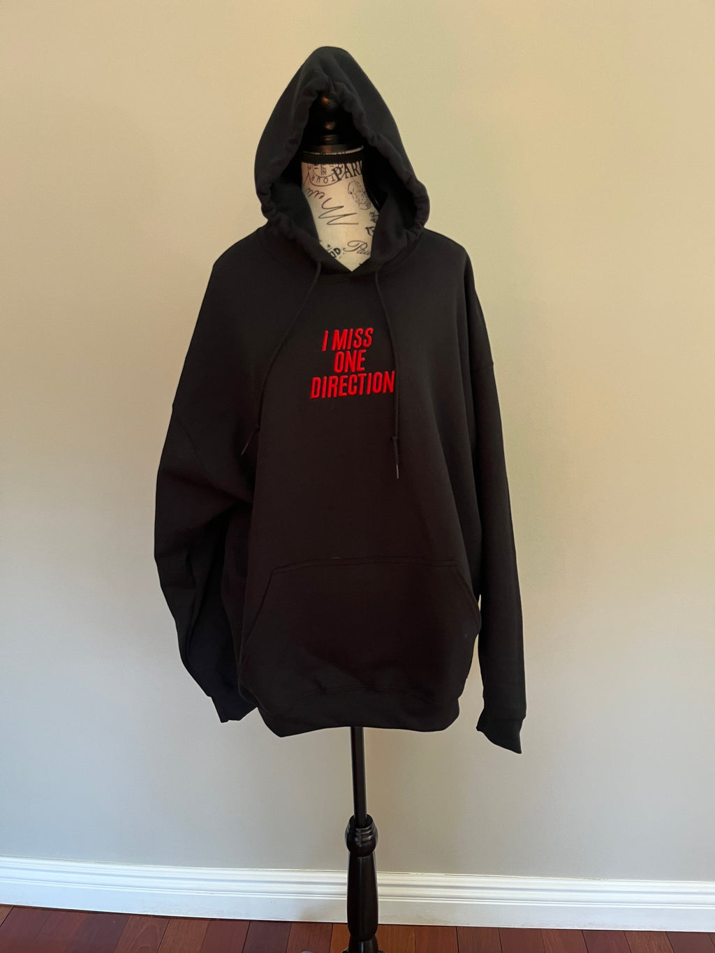 I Miss One Direction Sweatshirt with Red Embroidery