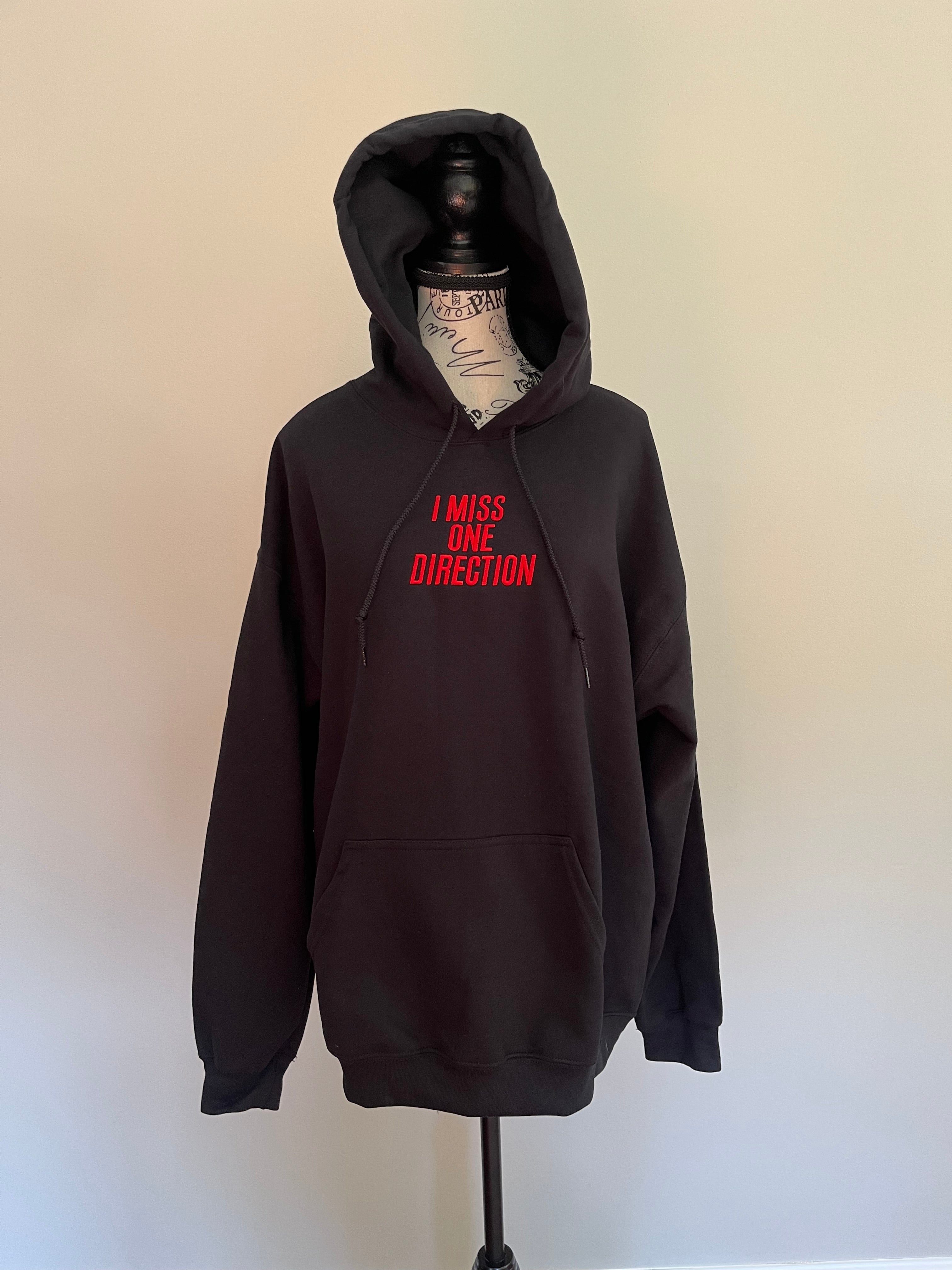 I Miss One Direction Sweatshirt with Red Embroidery